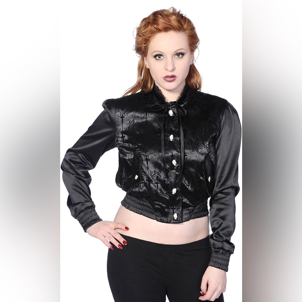 Banned apparel Cross Cameo Jacket NWOT
